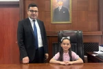 Miniklerden Kaymakam Köksal’a 23 Nisan Ziyareti