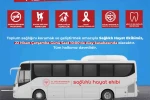 Mobil sağlık hizmetleri alay kasabasında vatandaşlara sağlık hizmeti verecek