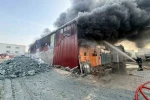 Mobilya atölyesi alevlere teslim oldu