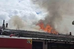 Mobilya atölyesinde korkutan yangın