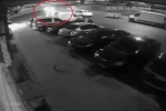 Motosiklet ile taksi kafa kafaya çarpıştı 