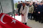 Motosiklet kazasında hayatını kaybeden astsubay, Ordu’da toprağa verildi