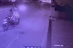 Motosikletli şüpheliler otomatik tabancayla berber dükkanına ateş açtı