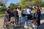Motosikletli trafik canavarları jandarmadan kaçamadı