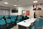 Muğla 112 Acil Çağrı Merkezi çalışanlarına doğru beslenme ve duruş teknikleri anlatıldı