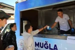 Muğla Büyükşehir’den öğrencilere sıcak çorba