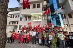 Muğla’da genç Yıldızlardan Gazze’ye destek ve şehitlere vefa yürüyüşü