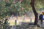 Muğla’da mezarlıklar temizleniyor