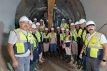 Muhtarlar, 1 milyon insana hizmet verecek Türkiye’nin en büyük atık su tünelini inceledi