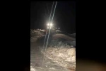 Muş’ta fırtına nedeniyle köy yolu ulaşıma kapandı 