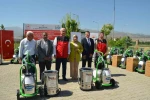 Muş’ta manda yetiştiricilerine süt sağım ve elektrikli yayık makinesi desteği