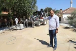 Nazilli Belediyesi Dallıca’da kaldırımları yeniliyor