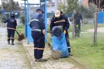 Nazilli Belediyesi’nden Esenköy’de temizlik çalışması 