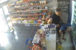 Nefes borusuna şeker kaçan bakkalı polis memuru kurtardı