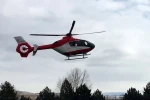 Nefes darlığı yaşayan hasta ambulans helikopterle Erzincan’a sevk edildi