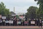 Netanyahu, Beyaz Saray önünde protesto edildi