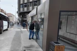 Nevşehir’de akıllı durak kazası kameralara yansıdı 