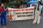 New York’ta binlerce kişi Netanyahu’yu protesto etmek için sokaklara döküldü