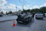 Niğde’de otomobil takla attı: 1 yaralı