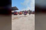 Nizip’te kağıt fabrikasında yangın