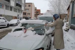Oltu’da kar yağışı etkili oldu