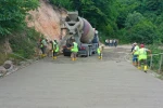 Ordu’da beton yol çalışmaları sürüyor