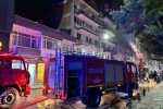 Ordu’da çatı katı yangını: 5 kişi asansörlü araçla tahliye edildi