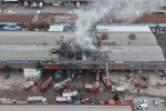 Ordu’da market deposunda yangın