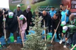 Orman şehidi Eyüp Dereli adına oluşturulan alana 15 bin fidan dikildi