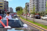 Osmaniye’de 72 öğrenci mezuniyet ve hatim sevincini konvoyla kutladı