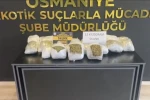 Osmaniye’de hafif ticari araçta 12 kilo skunk ele geçirildi