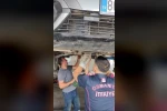 Osmaniye’de otomobilin motoruna sıkışan yavru kedi kurtarıldı