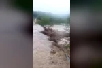 Osmaniye’de sağanak yağış sonrası dere taştı
