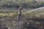 Osmaniye’de tankerin lastiklerinden çıkan yangın zeytin bahçesine sıçradı