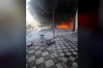 Oto tamir dükkanı ve 2 araç çıkan yangında küle döndü