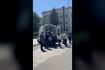 Otomobil ile motosiklet çarpıştı, 1 kişi yaralandı