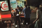 Otomobil sürücüsünün kaçtığı kazada bir kişi yaralandı