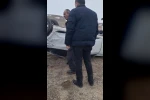 Otomobil takla attı, sürücü kazadan yara almadan kurtuldu