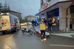 Otomobilin çarpıp kaçtığı bisiklet sürücüsü yaralandı
