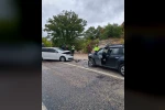 Otomobillerin çarpıştığı kazada 2 kişi yaralandı