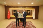 Özdemir’den Çetinkaya’ya belediyecilik odaklı ziyaret