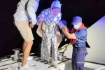Özel teknede rahatsızlanan vatandaşa tıbbi tahliye