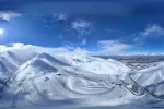 Palandöken beyaz örtüsü ile hayran bıraktı