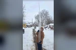 Palu’daki buz sarkıtları görenleri şaşırttı 