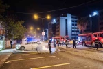 Park halindeki araçta yangın