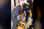 Parmağı bisiklet zincirine sıkışan çocuğu itfaiye kurtardı