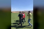 Parmağı kopan vatandaş için ambulans helikopter havalandı