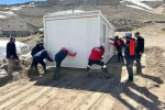 Patnos’ta deprem sonrası barınma ihtiyacı karşılandı