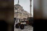 Patnos’ta kar temizleme çalışması aralıksız sürdürülüyor