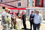 Pazaryolu’nda üreticilere bin meyve fidanı ve 11 sera naylonu desteği 